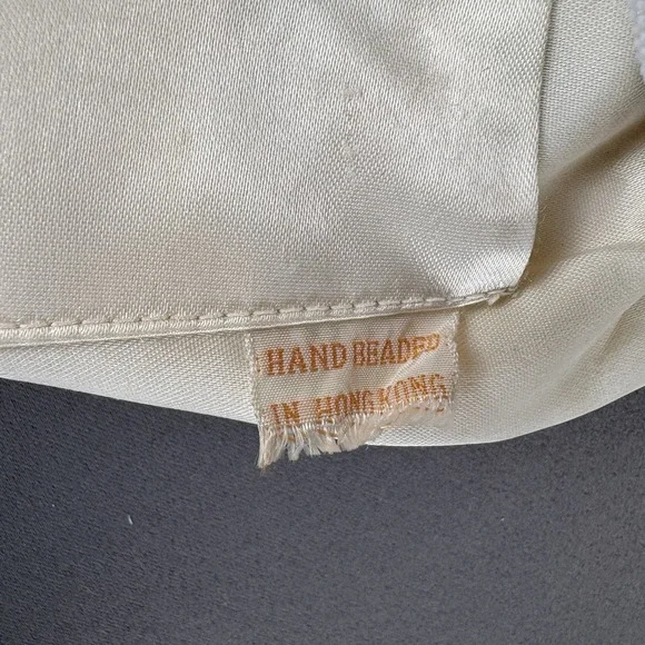 👜 Vintage Hand Made Pearl Handbag Hong Kong – Old Money Unique One Of A Kind - Picture 5 of 11